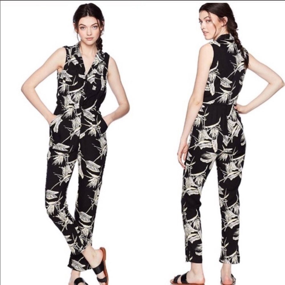 OBEY FLORAL JUMPSUIT NWT